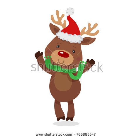 Santa S Reindeer Rudolph Vector Illustrations Of Reindeer Rudolf 450x470 Santa S Reindeer Rudolph Vector Illustrations Of Reindeer Rudolf