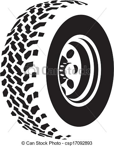 366x470 Rueda, Coche, Silueta, Nuevo