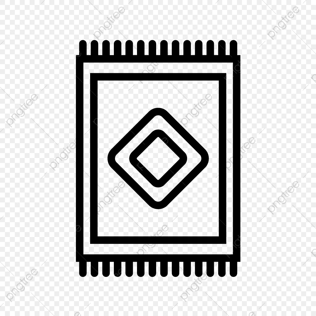 1024x1024 Vector Rug Icon, Carpet, Praying, Interior Png And Vector