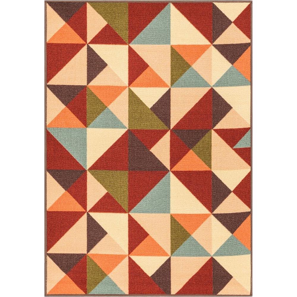 1000x1000 Well Woven Kings Court Vector Red Ft X Ft Geometric Area Rug
