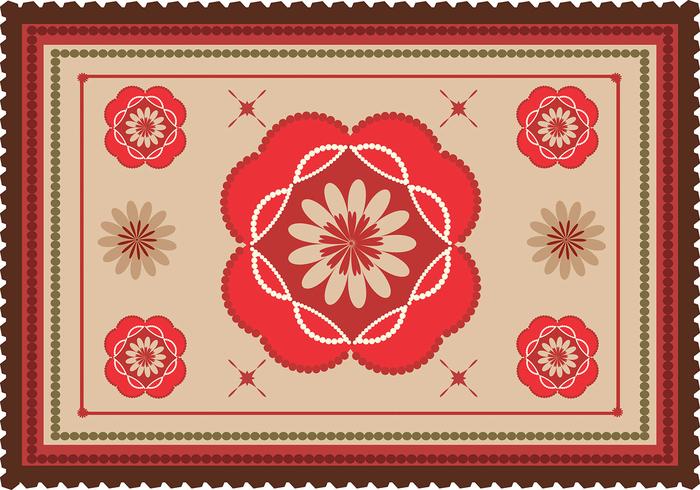 700x490 Area Rug Colorful Vector