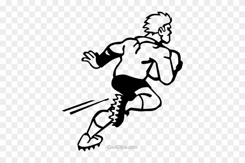 840x560 Rugby Player Royalty Free Vector Clip Art Illustration