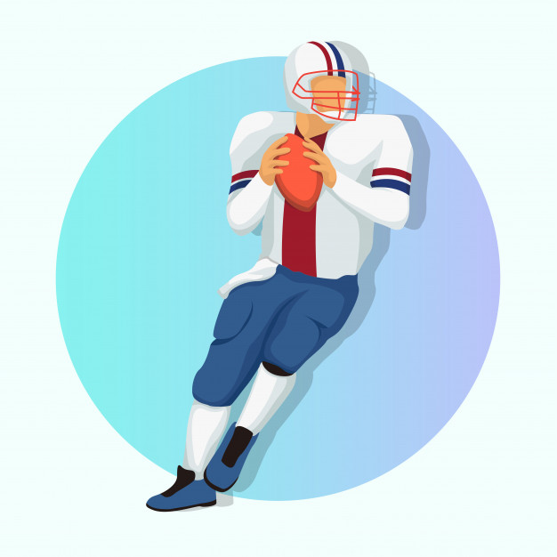626x626 Rugby Player Vector Premium Download