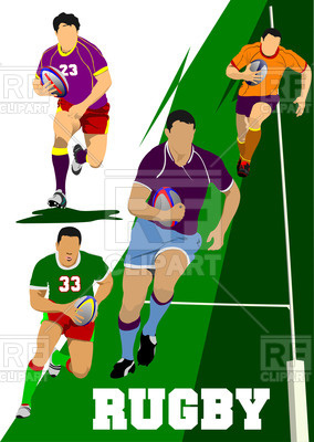 284x400 Rugby Players Poster Vector Image Of Sport And Leisure Leonido
