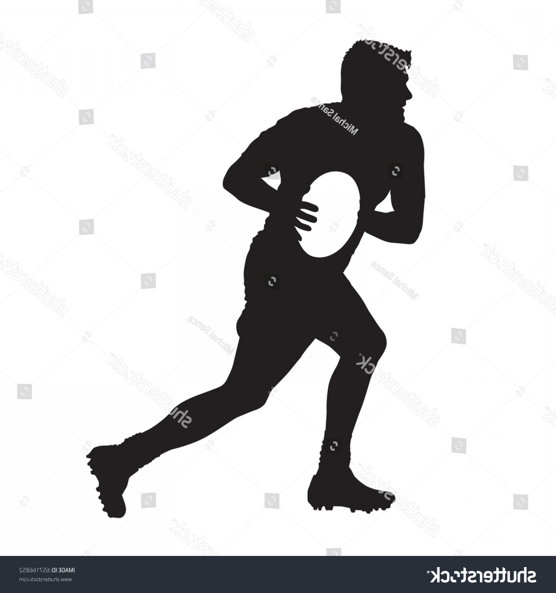 1800x1920 Running Rugby Player Ball Vector Silhouette Geekchicpro