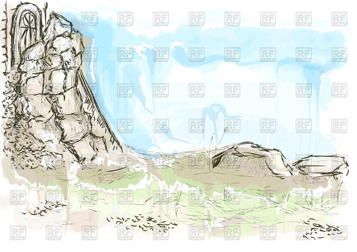 1200x848 Historic Ruins Vector Image Of Architecture, Buildings Arkela