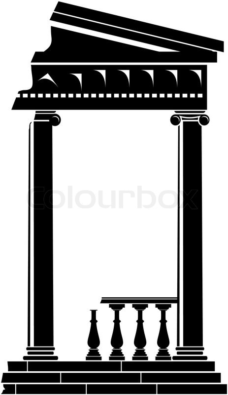 463x800 Vector Illustration Of Architectural Stock Vector Colourbox