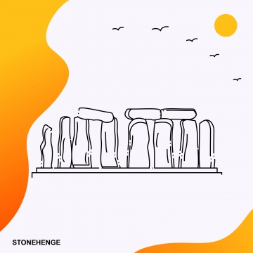 360x360 Free Download Hand Painted Wiltshire Salisbury Stonehenge Png