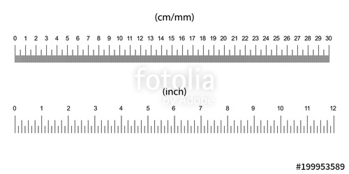 500x250 Ruler Size Indicators Stock Image And Royalty Free Vector