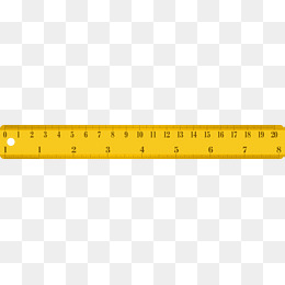 260x260 Yellow Ruler Measuring Element, Ruler Ve