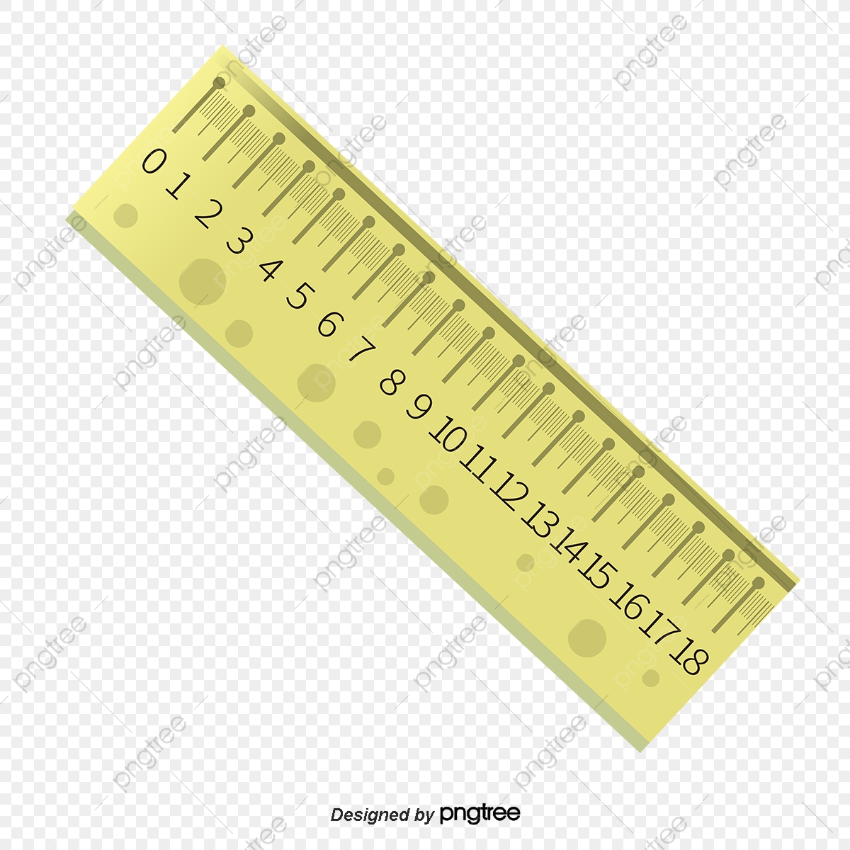 1200x1200 Yellow Ruler Measuring Element, Ruler Vector, Ruler Vector