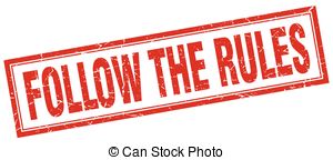 300x144 Follow The Rules Clipart