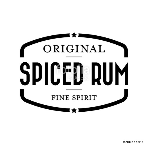 500x500 Spiced Rum Vintage Stamp Stock Image And Royalty Free Vector