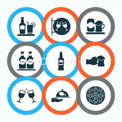 400x400 Rum Drinks With Flowers Vector