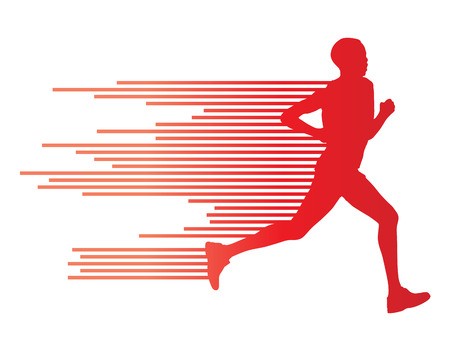 Man Runner Silhouette Vector Background Template Concept Made 450x351 Man Runner Silhouette Vector Background Template Concept Made