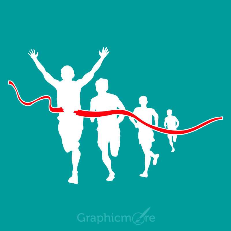 Marathon Runner Silhouette Design Free Vector Download 800x800 Marathon Runner Silhouette Design Free Vector Download