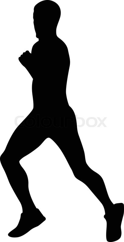 Runner Silhouette Vector Stock Vector Colourbox 409x800 Runner Silhouette Vector Stock Vector Colourbox