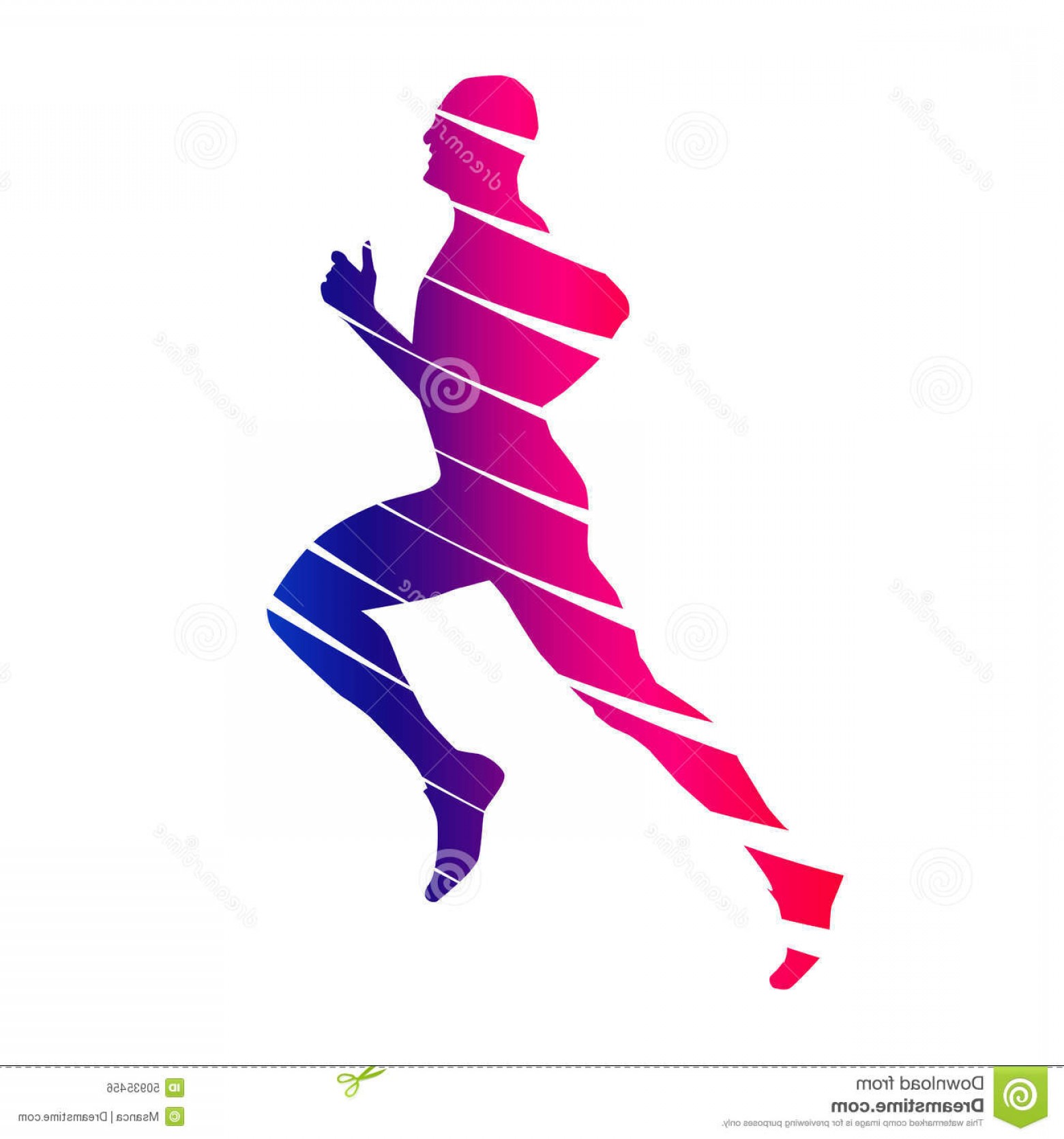 Stock Illustration Colorful Abstract Runner Vector Silhouette 1560x1668 Stock Illustration Colorful Abstract Runner Vector Silhouette