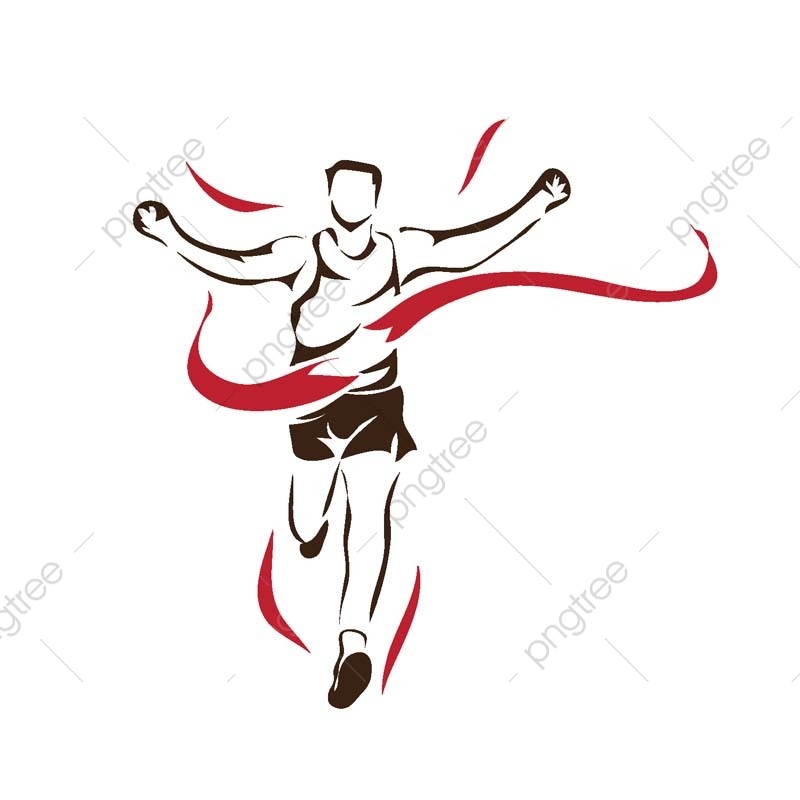 Runner Silhouette Vector Free at Vectorified.com | Collection of Runner ...