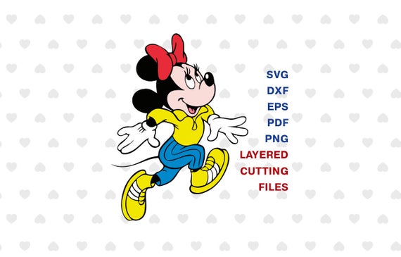 570x365 Minnie Mouse Minnie Runner Vector Clipart Disney Etsy
