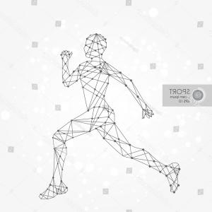300x300 Runner Vector Graphics Composed Particles Hoodamathrun