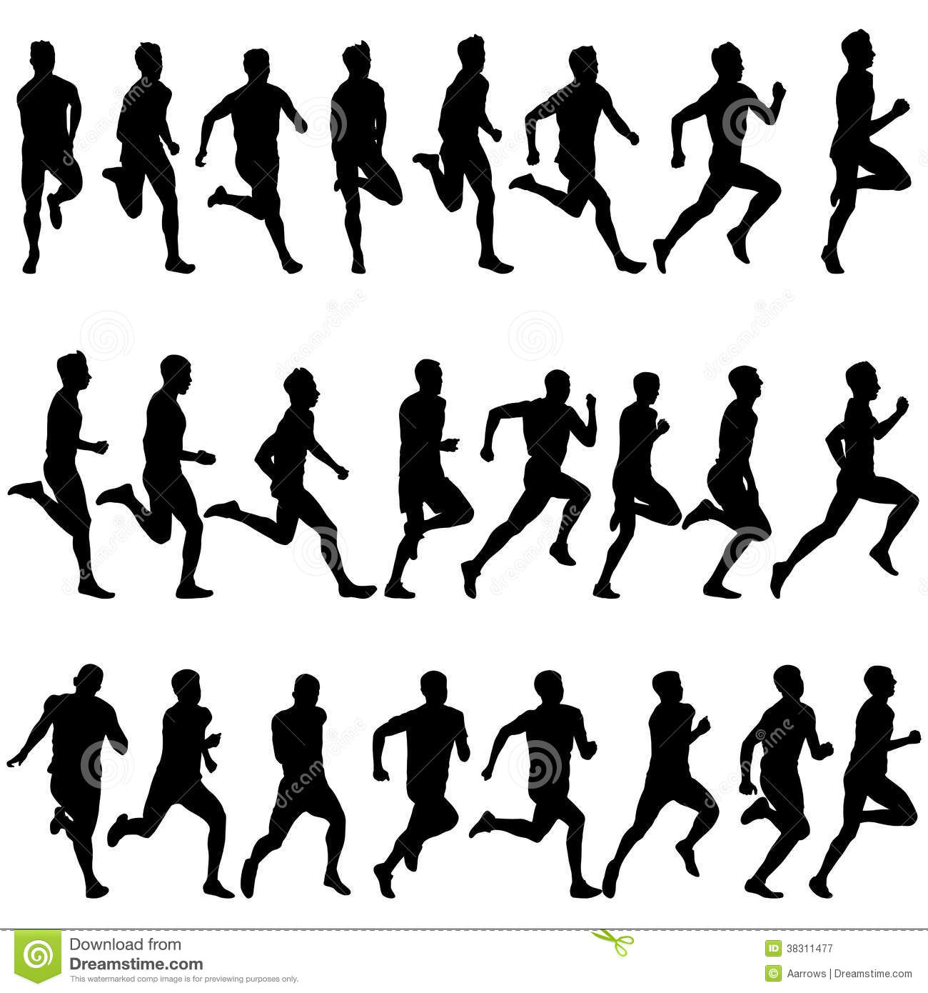 1300x1390 Runner Vector Silhouette Free