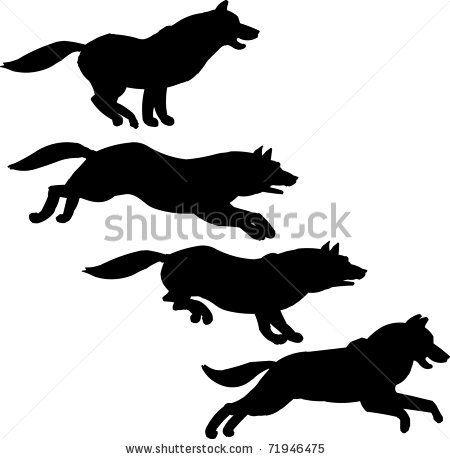Husky Silhouettes Free Running Dog Shutterstock Vector 450x459 Husky Silhouettes Free Running Dog Shutterstock Vector