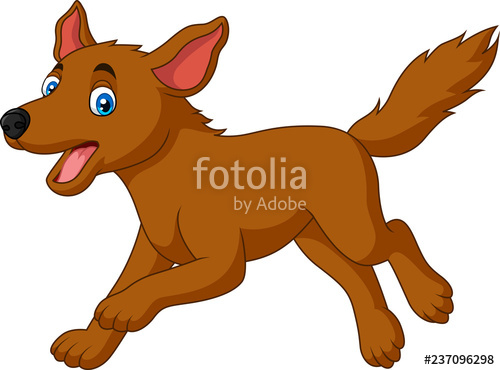 Cartoon Happy Dog Running Stock Image And Royalty Free Vector 500x370 Cartoon Happy Dog Running Stock Image And Royalty Free Vector