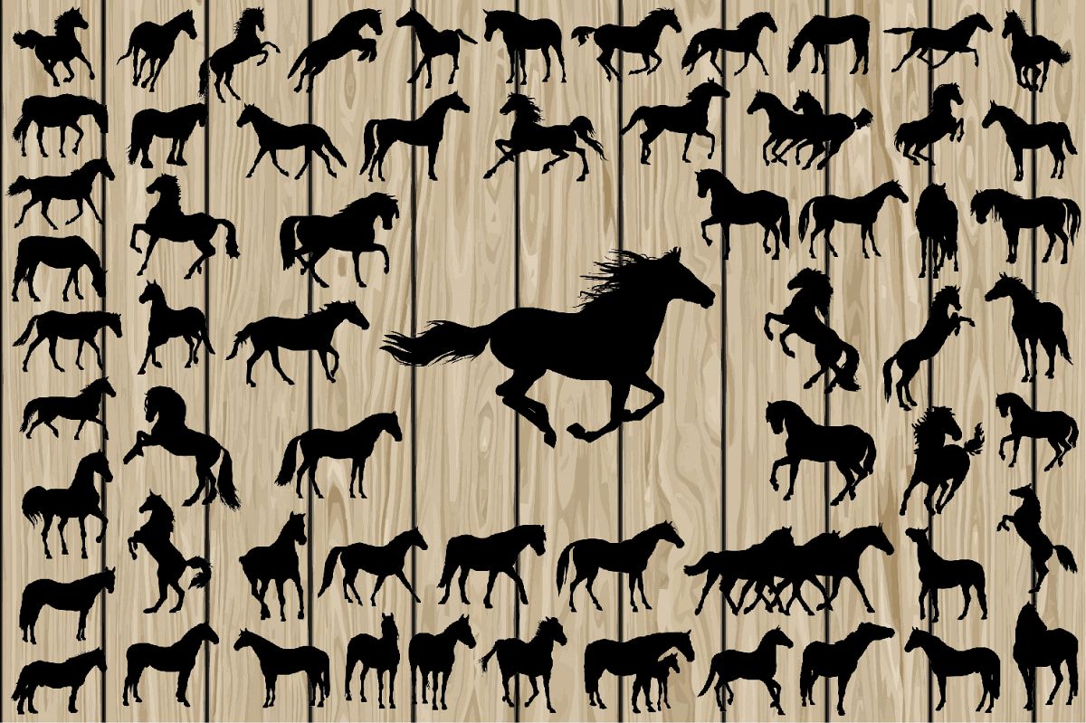 Running Horse Vector