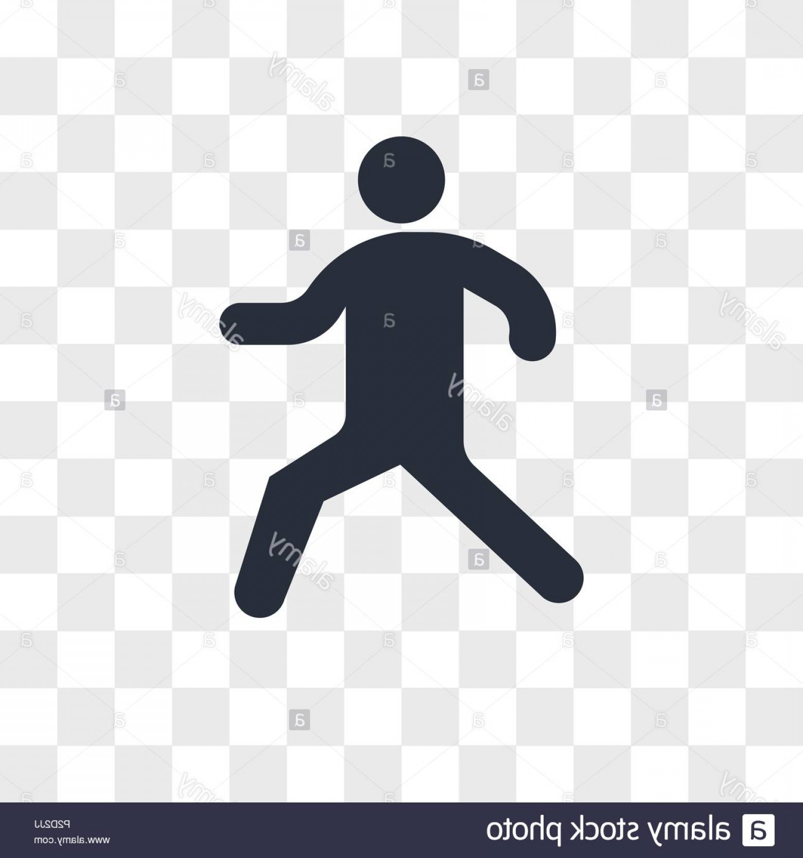 1560x1668 Running Person Vector Icon Isolated On Transparent Background