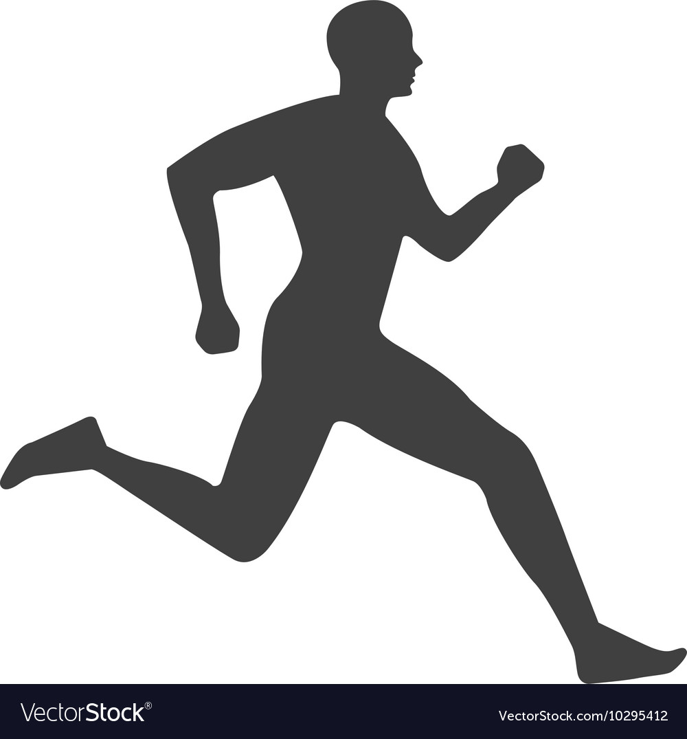 1000x1075 Running Silhouette Icon
