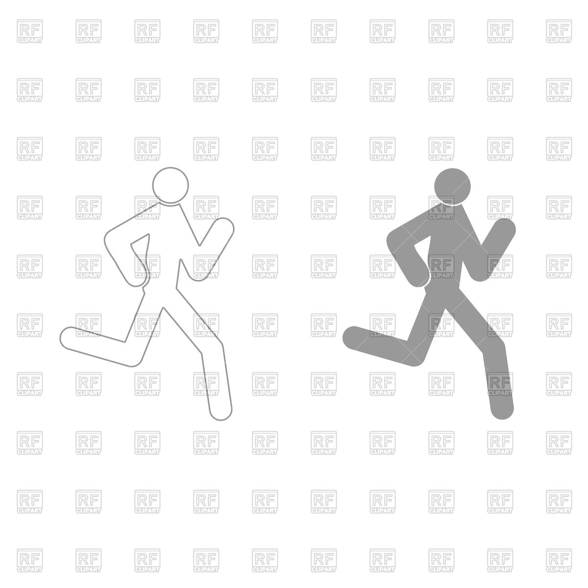 1200x1200 Running Man Icon Vector Image Of Icons And Emblems