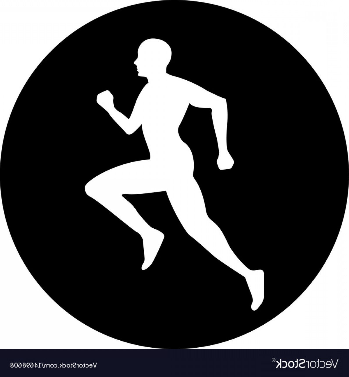 1200x1296 Silhouette Athlete Running Icon Vector Soidergi