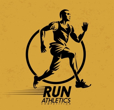 379x368 Running Free Vector Download