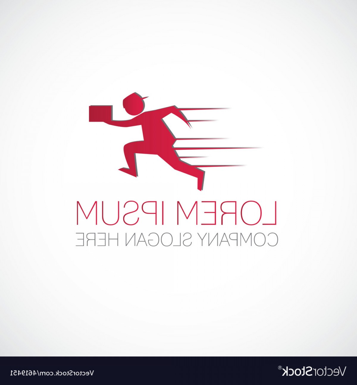 1200x1296 Fast Running Man Logo Vector Cqrecords