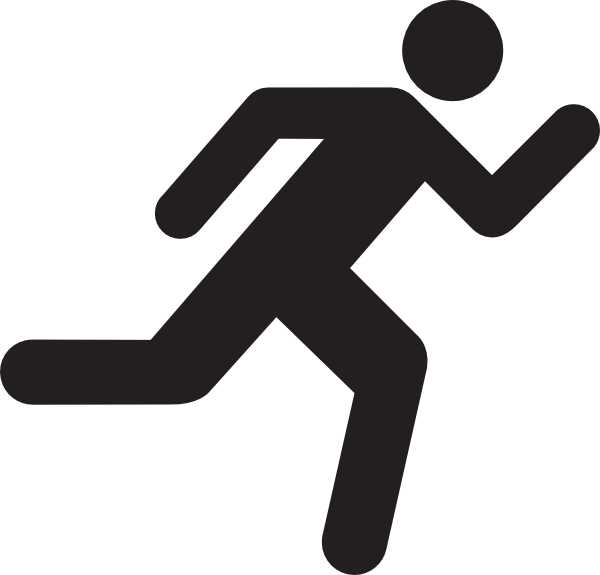 Running Man Stick Figure Group With Items 600x575 Running Man Stick Figure Group With Items