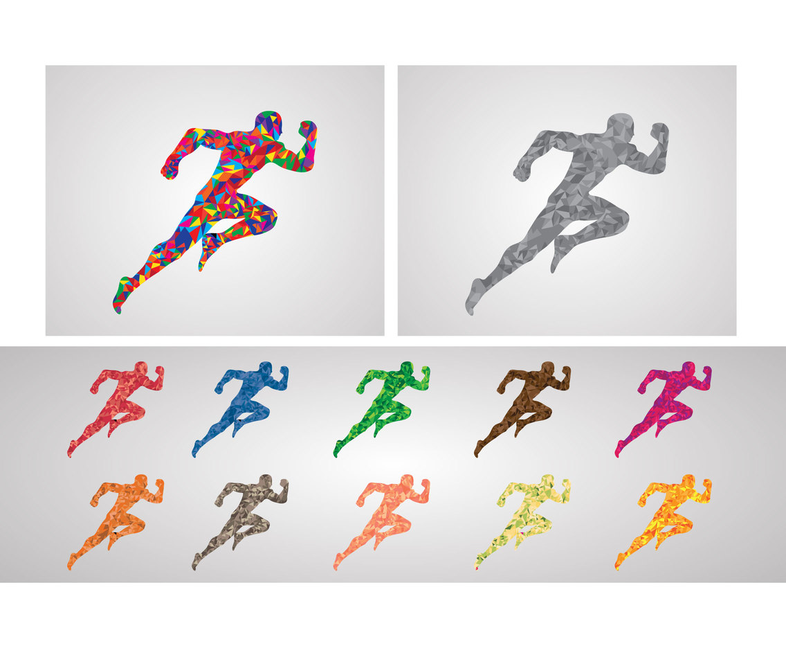 Running Man Vector Art Graphics 1136x936 Running Man Vector Art Graphics