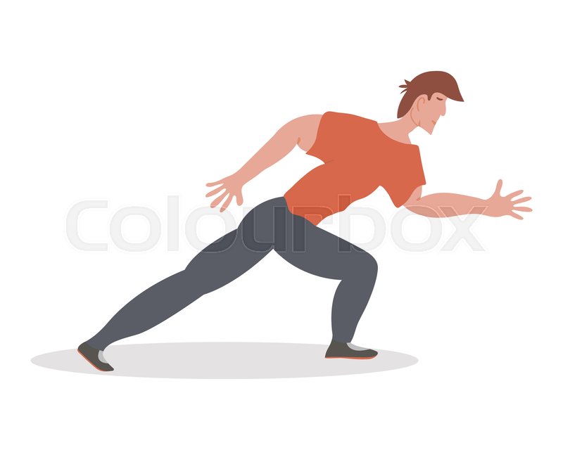 Run Running Man Vector Illustration, Stock Vector Colourbox 800x640 Run Running Man Vector Illustration, Stock Vector Colourbox