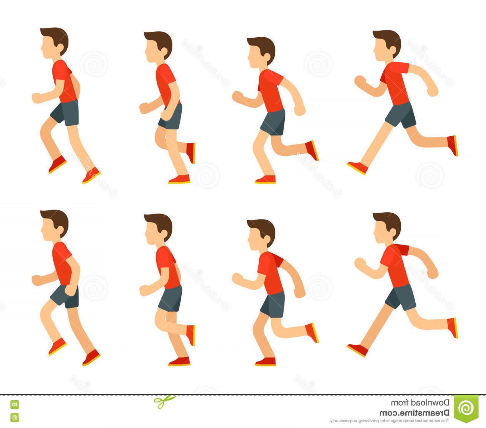 Stock Illustration Running Man Animation Sprite Set Frame Loop 1560x1375 Stock Illustration Running Man Animation Sprite Set Frame Loop