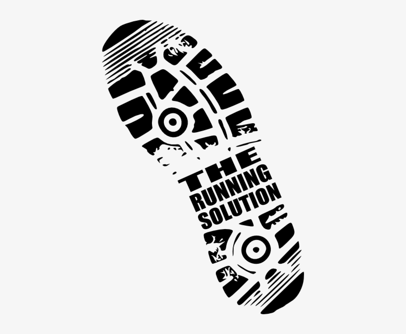 Drawing Footprints Running Shoe 820x675 Drawing Footprints Running Shoe