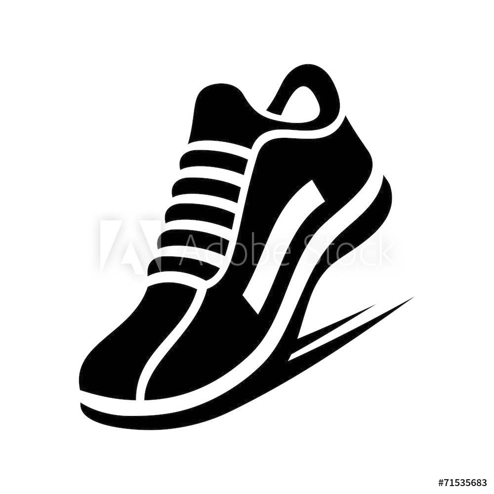 Running Shoe Print Vector at Vectorified.com | Collection of Running ...