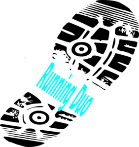 Running Shoe Print Running Duo Clip Art 282x298 Running Shoe Print Running Duo Clip Art