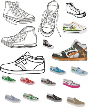 303x368 Shoes Free Vector Download