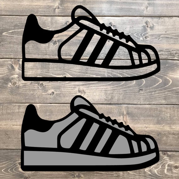 570x571 Sneakers Canvas Shoes Clipart Vector Running Etsy