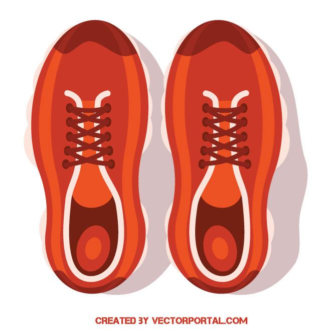 Running Shoes Vector Image 660x660 Running Shoes Vector Image
