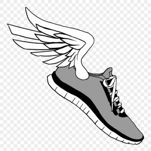 Silhouette Of Running Shoe Vector Clipart Catchsplace 300x300 Silhouette Of Running Shoe Vector Clipart Catchsplace