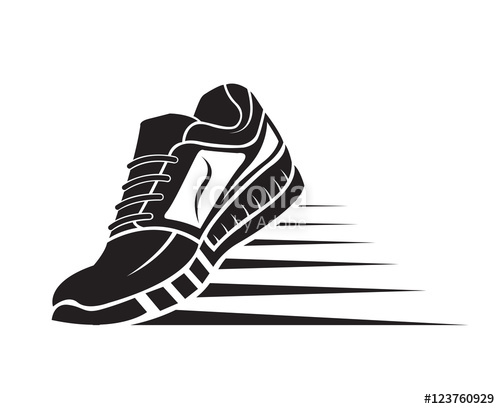 Speeding Running Sport Shoe Icon Stock Image And Royalty Free 500x409 Speeding Running Sport Shoe Icon Stock Image And Royalty Free