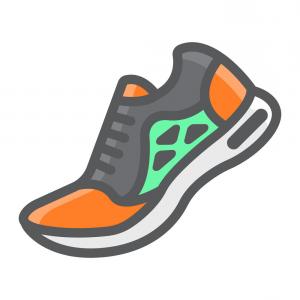 Photostock Vector Running Shoes Icon Simple Illustration 300x300 Photostock Vector Running Shoes Icon Simple Illustration