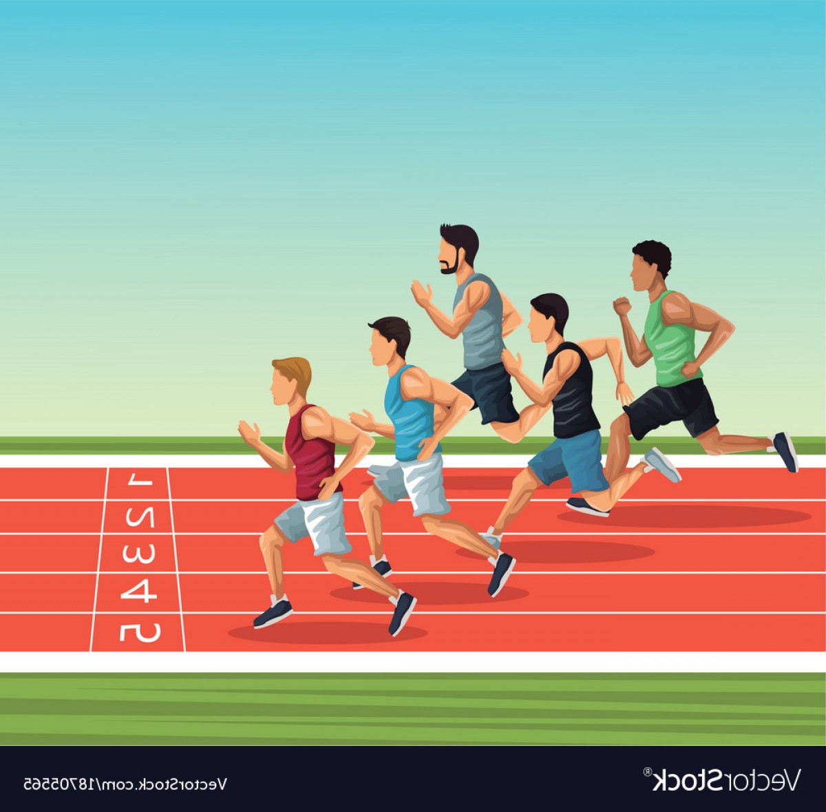 Running Track Vector at Vectorified.com | Collection of Running Track ...