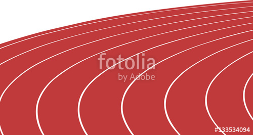 500x267 Turn Red Running Track Stadium Stock Image And Royalty Free